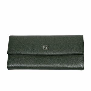 Basconi Women Wallet Green Textured Credit Card Holder Checkbook Cover Organizer